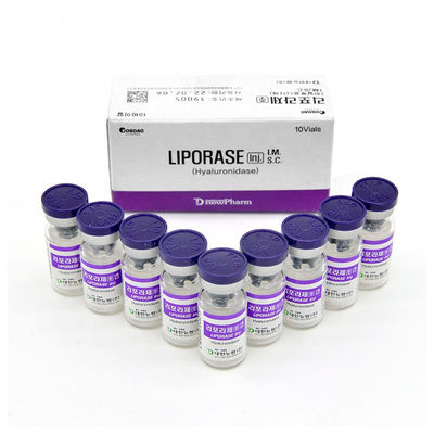 Hyaluronidase tiêm dưới da Liporase tan mỡ hòa tan axit hyaluronic
