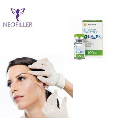 Tiêm NABOTA Hàn Quốc Nabota Toxin 100 đơn vị Xóa nếp nhăn trên trán Lông mày