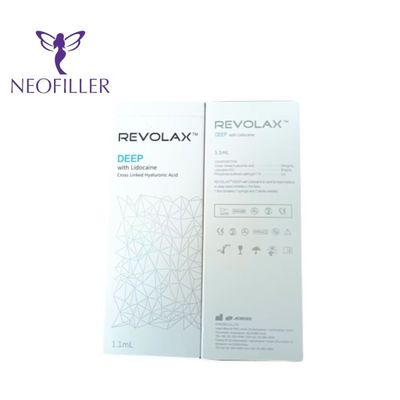 Xóa nếp nhăn 1.1ml / Hộp Chất làm đầy da Revolax Tiêm axit thủy lực sâu cho mặt