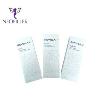 Xóa nếp nhăn 1.1ml / Hộp Chất làm đầy da Revolax Tiêm axit thủy lực sâu cho mặt