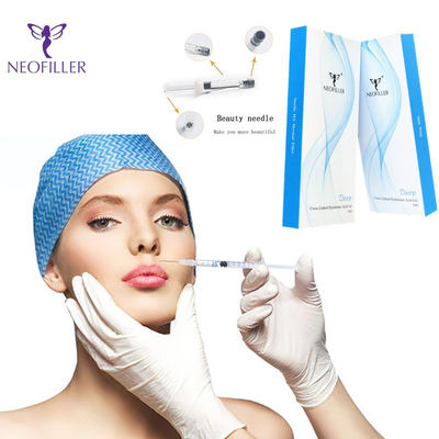 Xóa nếp nhăn Chất làm đầy da dựa trên axit hyaluronic 1ml Chất làm đầy môi axit hyaluronic