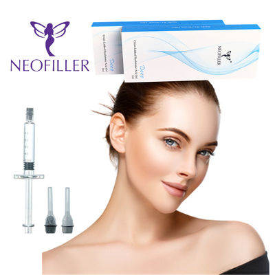 Neofiller 1ml Chất làm đầy da liên kết chéo Hyaluronic Thuốc tiêm môi trông tự nhiên 24mg/Ml