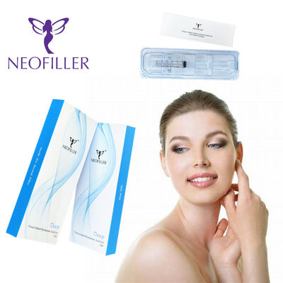 Neofiller 1ml Chất làm đầy da liên kết chéo Hyaluronic Thuốc tiêm môi trông tự nhiên 24mg/Ml