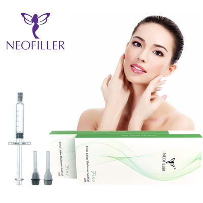 2ml Nếp nhăn Hyaluronic Acid Crosslinking Hyaluronic Acid Chất độn da cho mông
