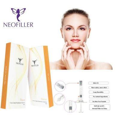 1ml 2 Ml Hyaluron Lip Filler Sau khi chăm sóc mũi Lip Hyaluronic Acid Tiêm chất làm đầy da