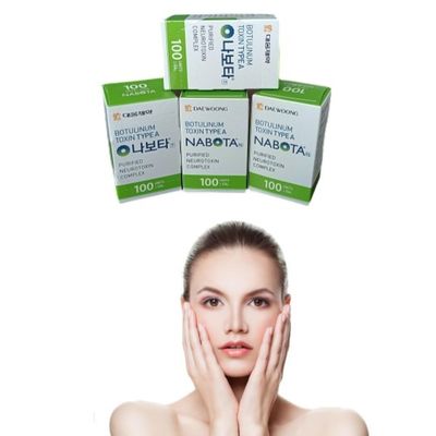 100 Đơn vị Thuốc tiêm NABOTA co thắt cơ Hàn Quốc Thuốc tiêm chống lão hóa mũi