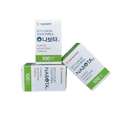 Tiêm bắp chân thon gọn mặt Nabota 100 đơn vị  để xóa nếp nhăn trên trán ISO