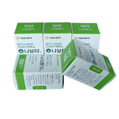 Tiêm bắp chân thon gọn mặt Nabota 100 đơn vị  để xóa nếp nhăn trên trán ISO