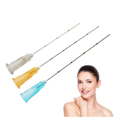 21g 50mm 70mm Kim cannula cùn Chất làm đầy tiêm kim cannula cùn