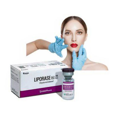 Bột đông khô Tiêm Liporase trắng Hàn Quốc Chất làm đầy Hyaluronidase trên khuôn mặt