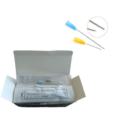 Fine Linh hoạt Blunt Tip Cannula Filler Blunt Tip Microcannula Kim cho chất độn