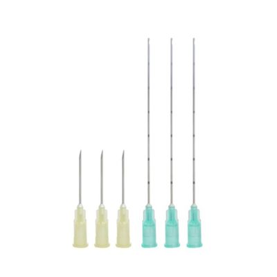 Kim siêu nhỏ bằng thép không gỉ Cùn Cannula Kim y tế Cùn kim tiêm dưới da