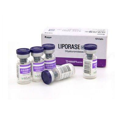 Hyaluronic Acid Liporase Lipo Dung dịch tiêm hòa tan 10 lọ hòa tan