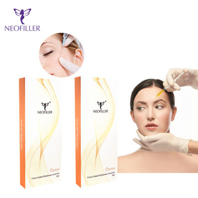 1ml 2ml ống tiêm axit hyaluronic tiêm lâu dài cho nếp nhăn sâu