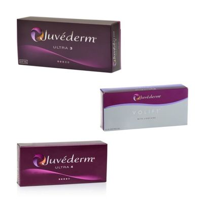 Tiêm chất làm đầy da Ultra3 Ultra4 Juvederm Voluma cho nếp nhăn sâu