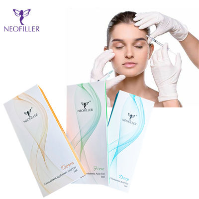 Mặt Hyaluronic Acid Dermal Filler Nhiệt độ phòng Ống tiêm vô trùng
