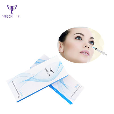 Ác acid hyaluronic trong suốt Bộ lấp da Tiêm dưới da 1ml * 2 ống tiêm