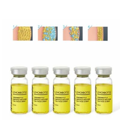 Liều xăng nồng độ cao trong chai để tiêm để hòa tan chất béo 5 chai X 10ml toàn thân