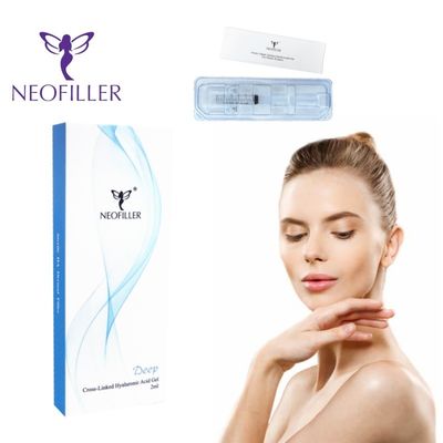 Tiêm vào khuôn mặt 9-12 tháng tuổi thọ Ác hyaluronic trong suốt Bộ đầy da với liên kết chéo