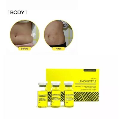 Bán chai chanh dung dịch chất béo 5X10ml hộp giảm cân giải pháp trực tuyến
