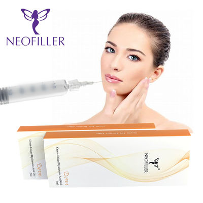 Độ sâu tiêm Tiêm axit hyaluronic Skin Filler 9-12 tháng tuổi thọ liên kết chéo