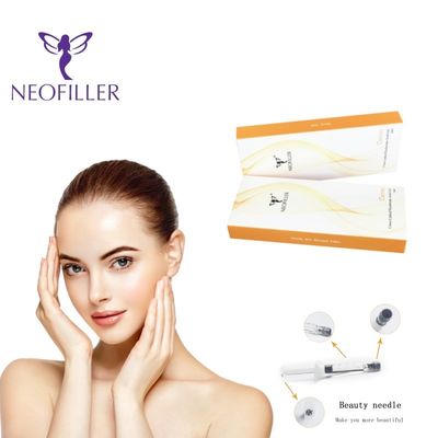 Hyaluronic Acid Transparent Dermal Filler Injectable Gel Da mịn mịn trẻ trung Mặt trẻ hóa