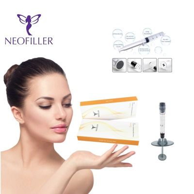 Hyaluronic Acid Transparent Dermal Filler Injectable Gel Da mịn mịn trẻ trung Mặt trẻ hóa