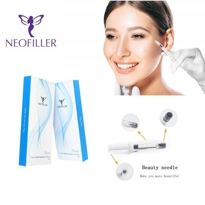 Gel tiêm chất làm đầy da Hyaluronic Acid trong suốt được liên kết chéo Cao cấp nâng cao khuôn mặt lâu dài