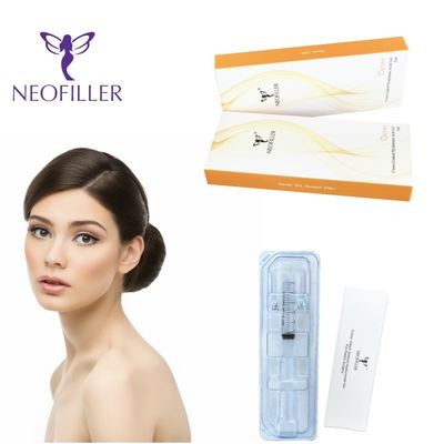 Gel tiêm chất làm đầy da Hyaluronic Acid trong suốt được liên kết chéo Cao cấp nâng cao khuôn mặt lâu dài