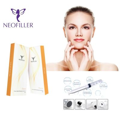2ml axit hyaluronic trong suốt chất lấp da gel tiêm mặt tăng vị trí tiêm