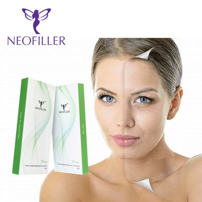 Hyaluronic acid trong suốt Dermal Filler Cross-linked Injectable Gel Tiêm dưới da