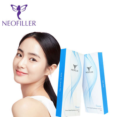 Thuốc giảm nếp nhăn trên khuôn mặt axit hyaluronic Filler da Injectable Gel Nhiệt độ phòng Tăng cường trẻ hóa tự nhiên