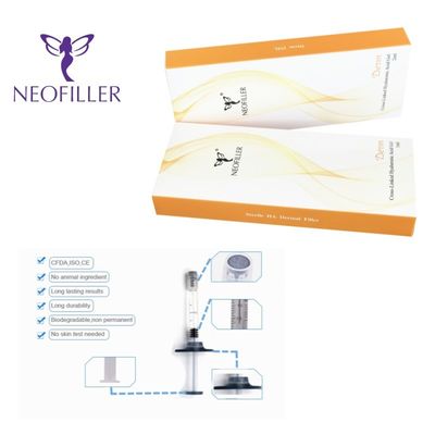 Hyaluronic Acid 24mg-ml minh bạch Da Filler Gel tiêm 9-12 tháng tuổi thọ Tăng cường trẻ hóa khuôn mặt