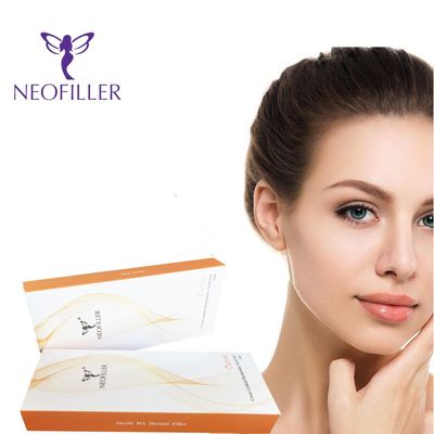 24mg-ml 2ml Tiêm Da axit hyaluronic Da Filler Gel tiêm tăng cường trẻ hóa khuôn mặt