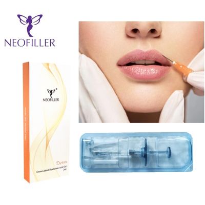 1ml axit hyaluronic Dermal Filler Gel tiêm 9-12 tháng Nổi trẻ tự nhiên Tăng cường khuôn mặt