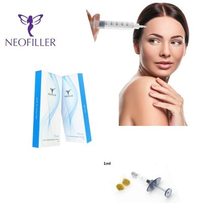 Neofiller 5ml Hyaluronic Acid Dermal Filler 24mg-ml Tiêm Gel Syringe Nâng cao sự trẻ hóa khuôn mặt