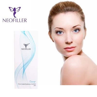 Neofiller liên kết chéo 2ml axit hyaluronic Dermal Filler Deep Line Contour mũi Injectable Gel Face Enhancement