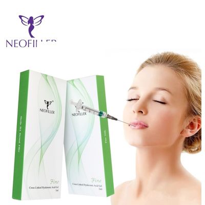 5ml axit hyaluronic Dermal Filler Gel tiêm 9-12 tháng tuổi thọ Tăng cường trẻ hóa khuôn mặt
