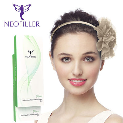 5ml axit hyaluronic Dermal Filler Gel tiêm 9-12 tháng tuổi thọ Tăng cường trẻ hóa khuôn mặt