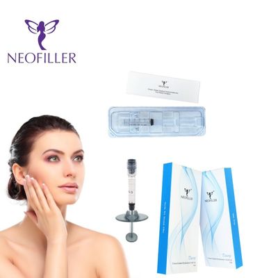 Neofiller 24mg-ml Hyaluronic Acid Dermal Filler Cross-Linked Injectable Gel 9-12 tháng Công thức tuổi thọ