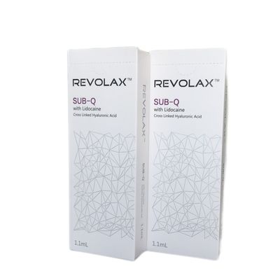 Chất làm đầy da Revolax với Axit Hyaluronic cho thời gian hiệu lực 6-12 tháng và hạn sử dụng 2 năm trong bao bì ống tiêm