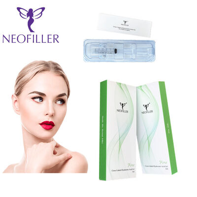 24mg-ml Hyaluronic Acid Dermal Filler Gel tiêm trên mặt Giảm nếp nhăn 9-12 tháng Tuổi thọ Bảo quản ở nhiệt độ phòng