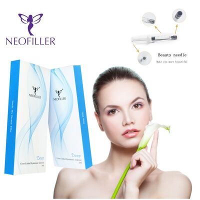 Neofiller 24mg-ml Hyaluronic Acid Dermal Filler Injectable Gel 9-12 tháng tuổi thọ Lưu trữ ở nhiệt độ phòng