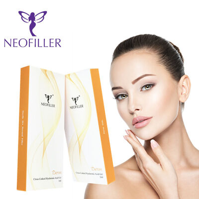 24mg-ml axit hyaluronic Dermal Filler Cross-linked Injectable Gel 9-12 tháng tuổi thọ Tăng khối lượng khuôn mặt