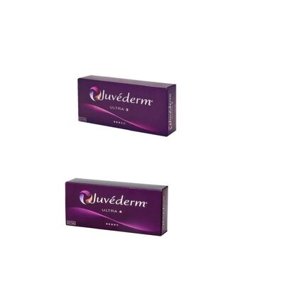 Gel tiêm làm đầy Juvederm chứa Axit Hyaluronic, hiệu quả kéo dài 6-9 tháng và cải thiện thẩm mỹ khuôn mặt