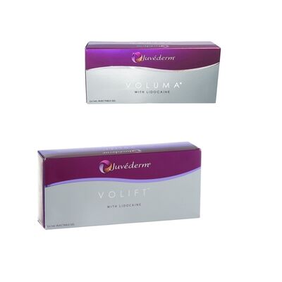 Trẻ hóa Juvederm Dermal Filler Axit Hyaluronic Gel tiêm làm mờ nếp nhăn trên khuôn mặt Tăng cường