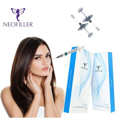 24mg-ml axit hyaluronic Dermal Filler 1ml Tiêm dưới da Giảm nếp nhăn mặt