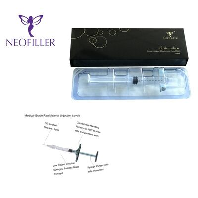 24mg-ml axit hyaluronic tập trung chất lấp da Tiêm dưới da Gel tiêm cải thiện khối lượng kết cấu da