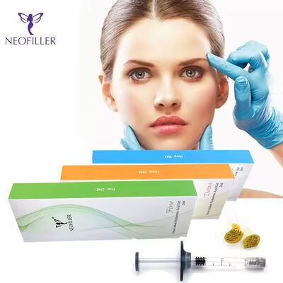 Axit hyaluronic liên kết chéo Filler da Tái trẻ hóa khuôn mặt Gel tiêm Tái sinh da tự nhiên Tăng cường
