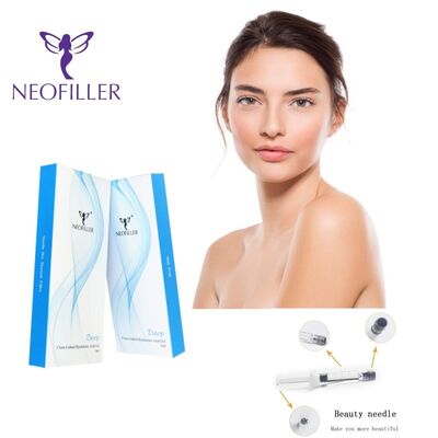 Liên kết chéo 2ml Hyaluronic Acid Dermal Filler Deep Line Mũi Contour Gel tiêm nâng cơ mặt